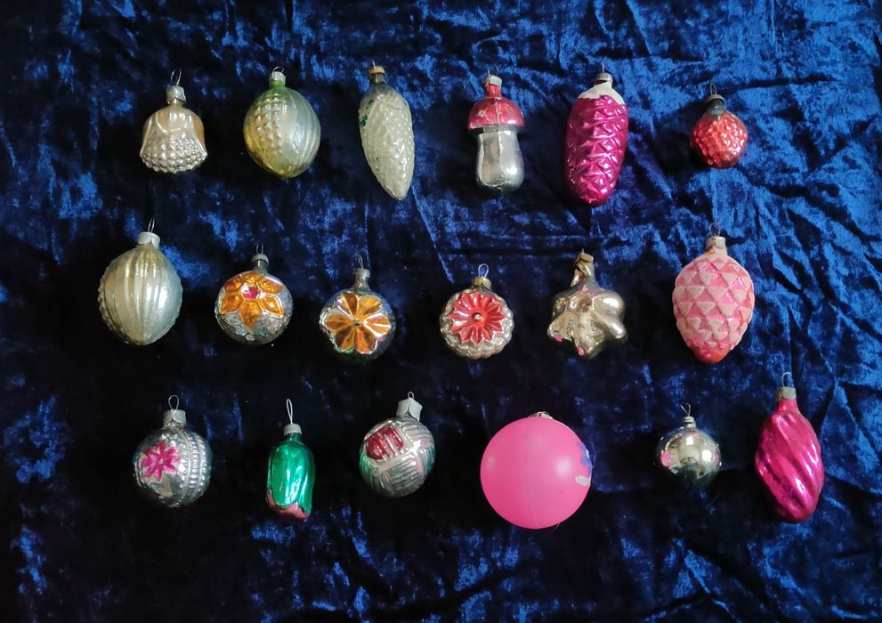 Винтажные ёлочные игрушки СССР