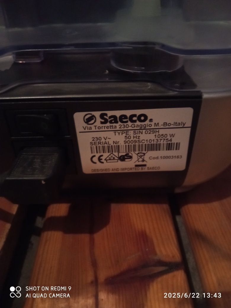 Ekspres do kawy Saeco Lavazza A Modo Mio