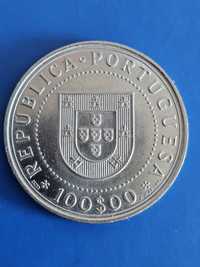 Moeda 100 escudos 1990