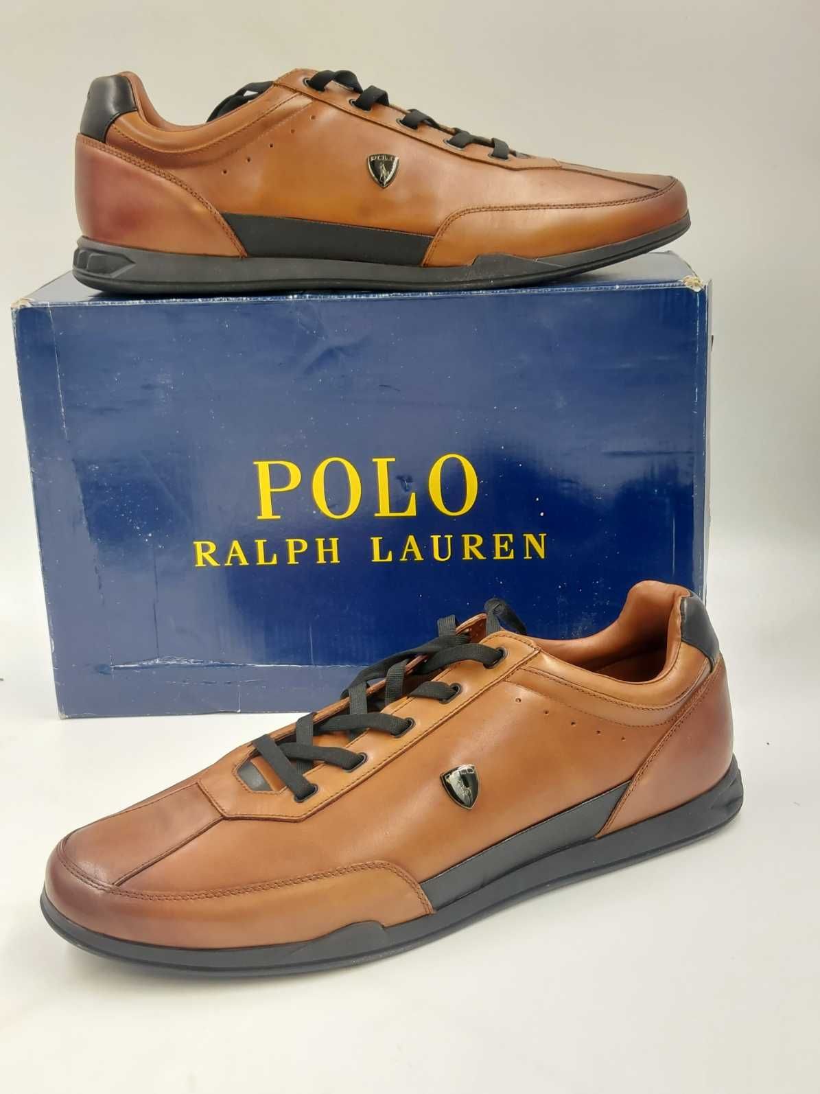 Sneakersy skórzane POLO RALPH LAUREN IRVINE  R.49 PO01L