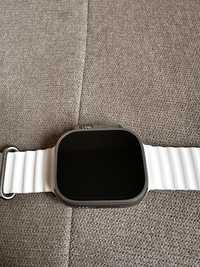 Apple watch Ultra GPS+Cellular 49mm koperta tytanowa+pasek ocean biały
