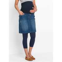 ciążowa jeansowa spódnica z przetarciami 42-44