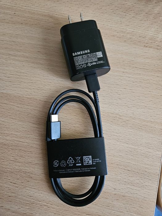 Samsung зарядка кабель і блок typ-c 25w оригінал