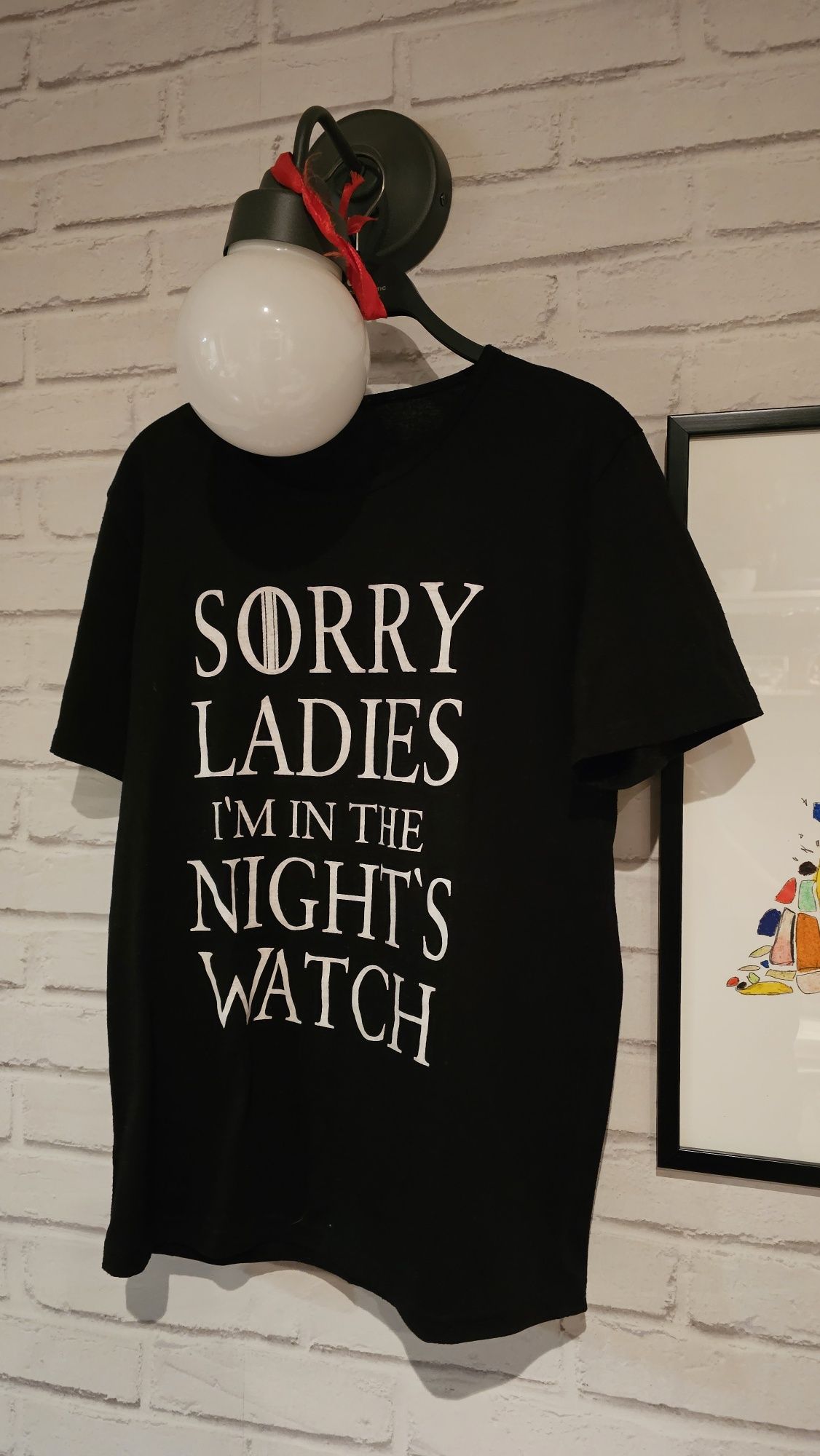 T-shirt Game of thrones preto