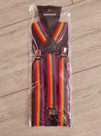 Nowe teczowe szelki Suspenders