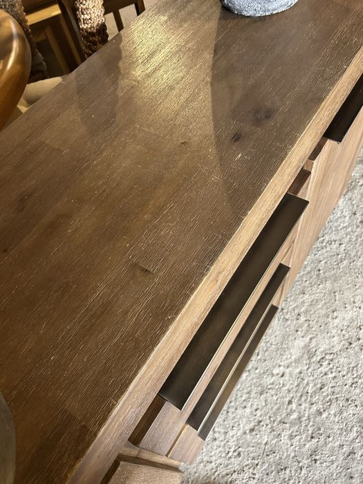 Komoda drewniana rustykalna farmhouse akacja