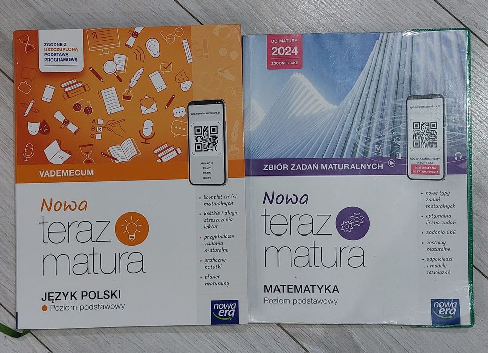 Nowa Teraz Matura 2szt polski i matematyka