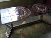 Mesa de mosaicos antiga Luxemburguêsa