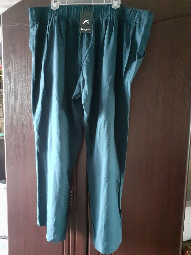 Отличные,легкие, льняные брюки! Размер 66-70!6XL!