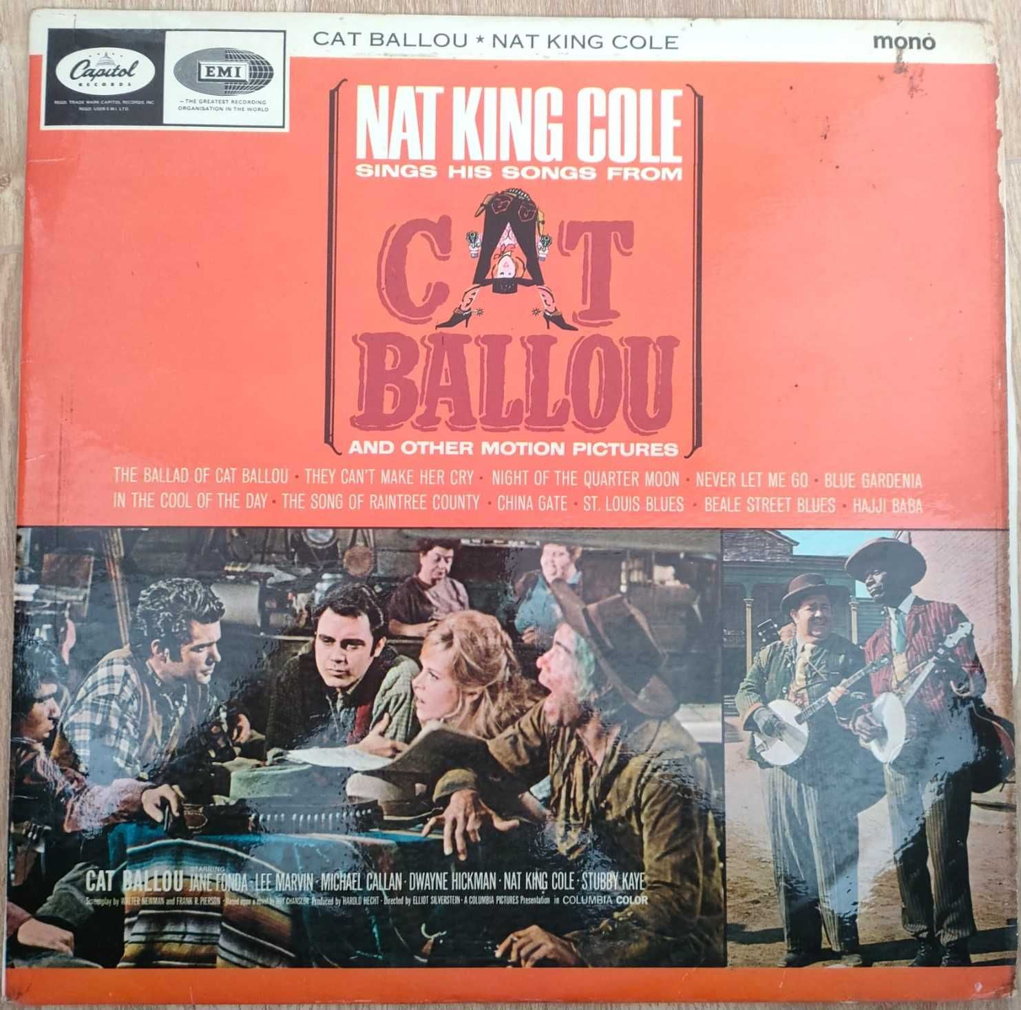 Disco de Vinil "Nat King Cole Sings His Songs From Cat Ballou"