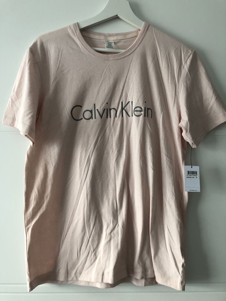 bluzka Calvin Klein pudrowy róż nówka sztuka nieśmigana