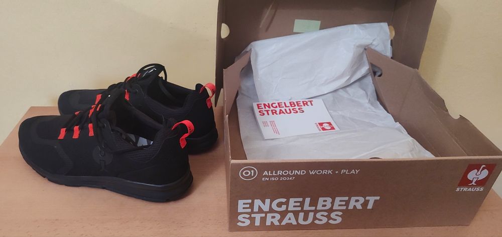Półbuty robocze Engelbert Strauss, rozm.44, dł. wkładki 29 cm, , nowe