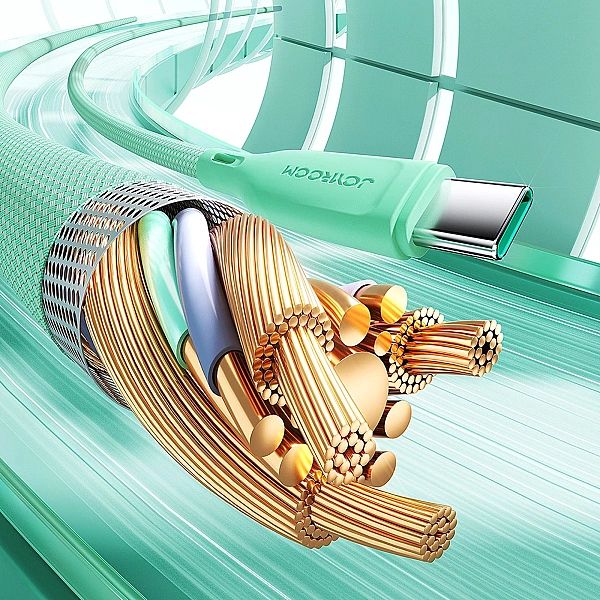 Kabel Joyroom SA34-CC3 USB-C - USB-C PD 60W 480Mb/s 1m - biały