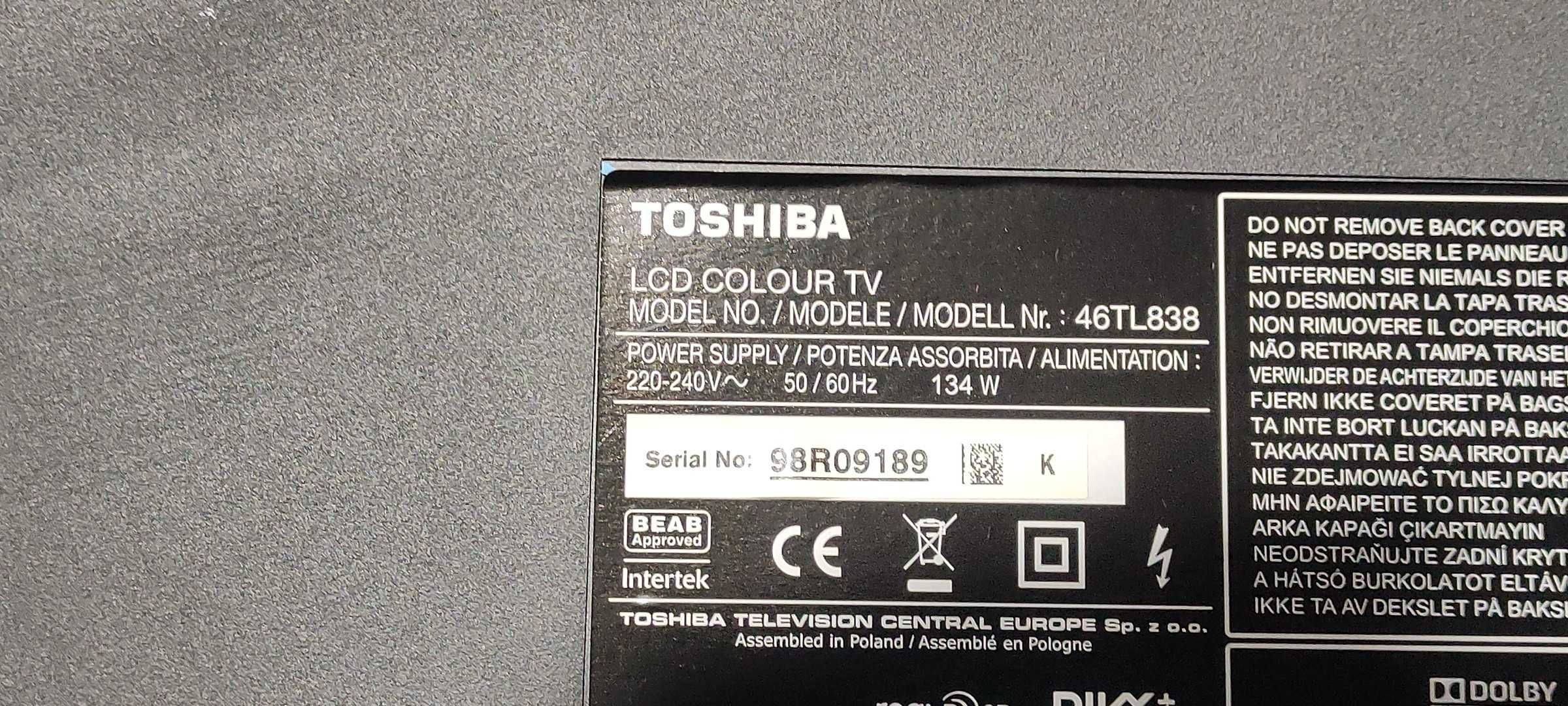 TOSHIBA 46TL838 Boards / Placas