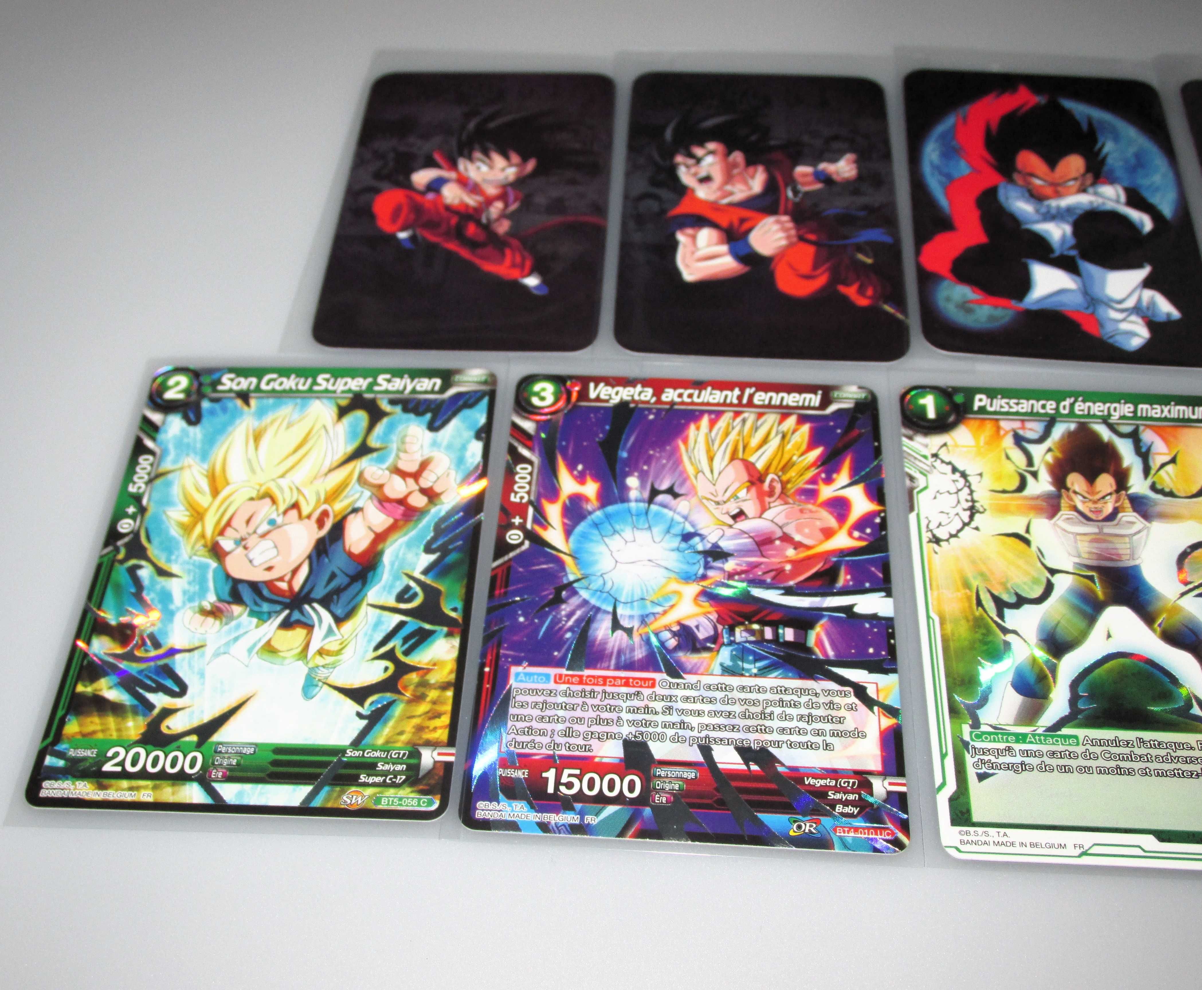 8 Cartas Variadas Dragon Ball