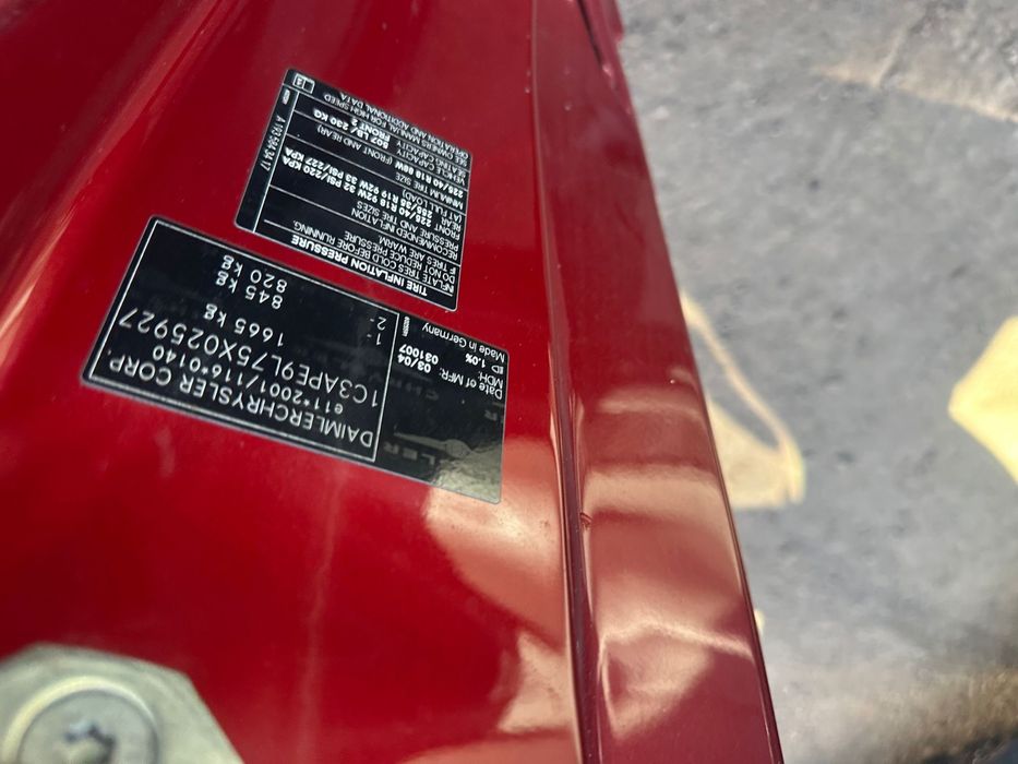 Chrysler Crossfire silnik 3.2 Benzyna 2004r,Anglik z kluczykami