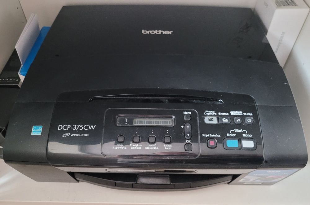 Urzadzenie wielofunkcyjne Brother DCP-375CW + tusze! Drukarka