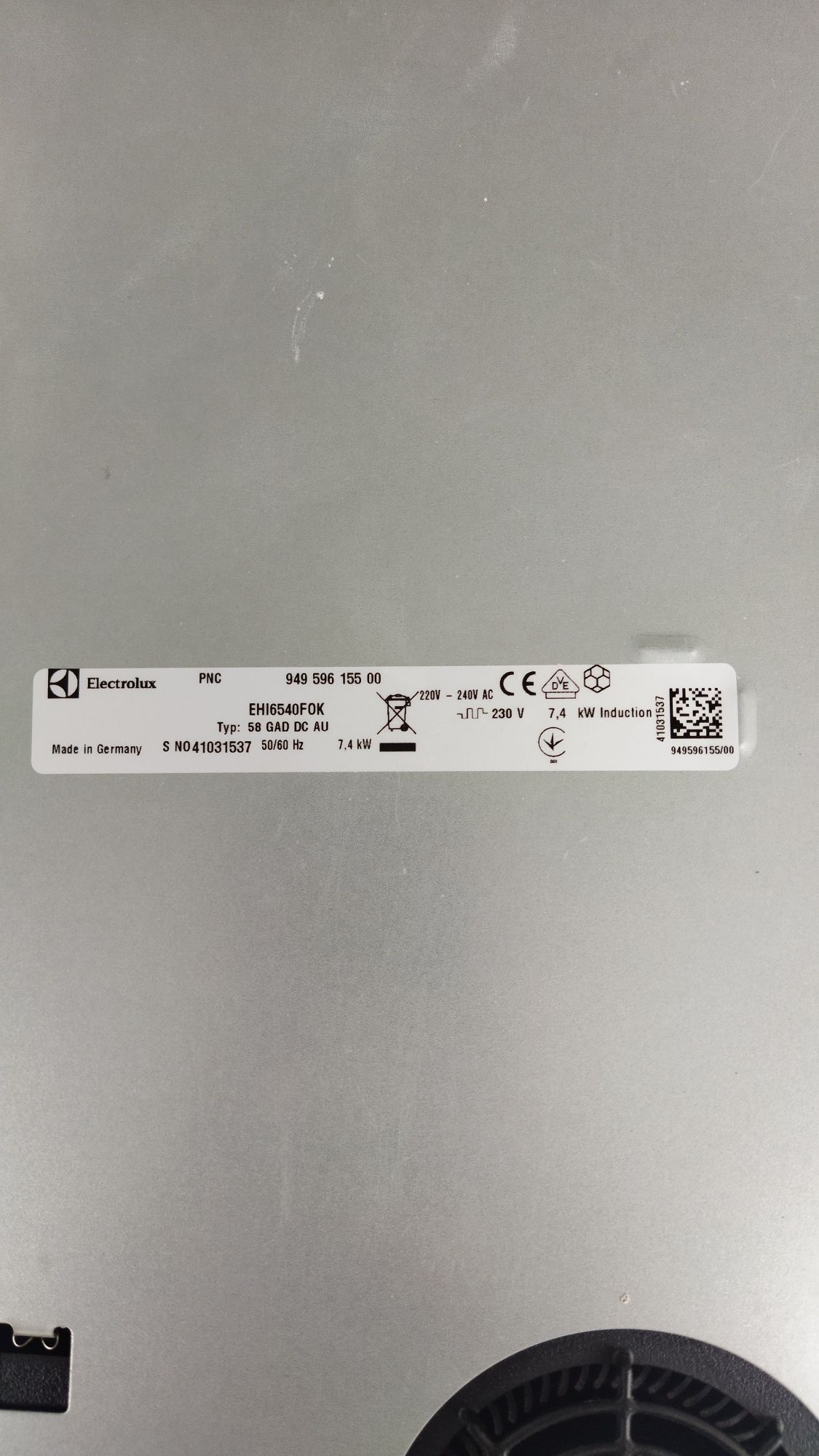 Płyta indukcyjna Electrolux używana sprawna Wysyłka lub odbiór