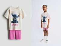 Komplet 2-częściowy 116cm 5-6 Lat Lilo i Stitch t-shirt szorty H&M