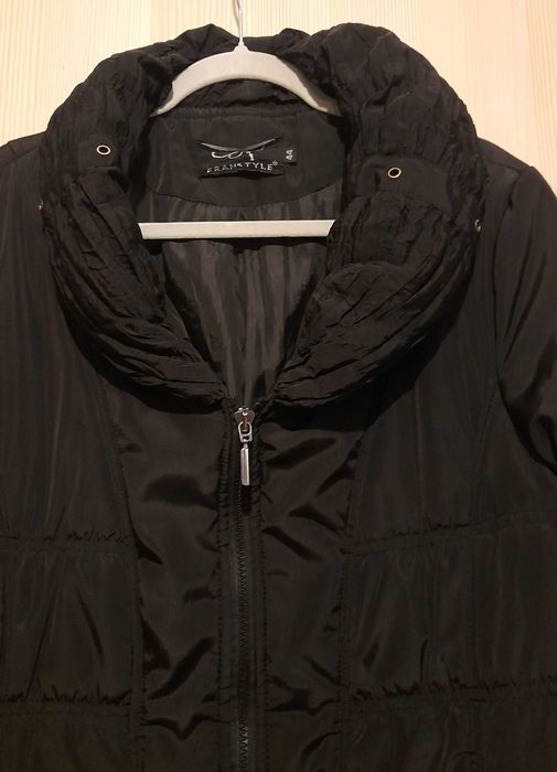 Płaszcz Damski. Pikowany Zimowy Damski Płaszcz_FranStyle R. 44