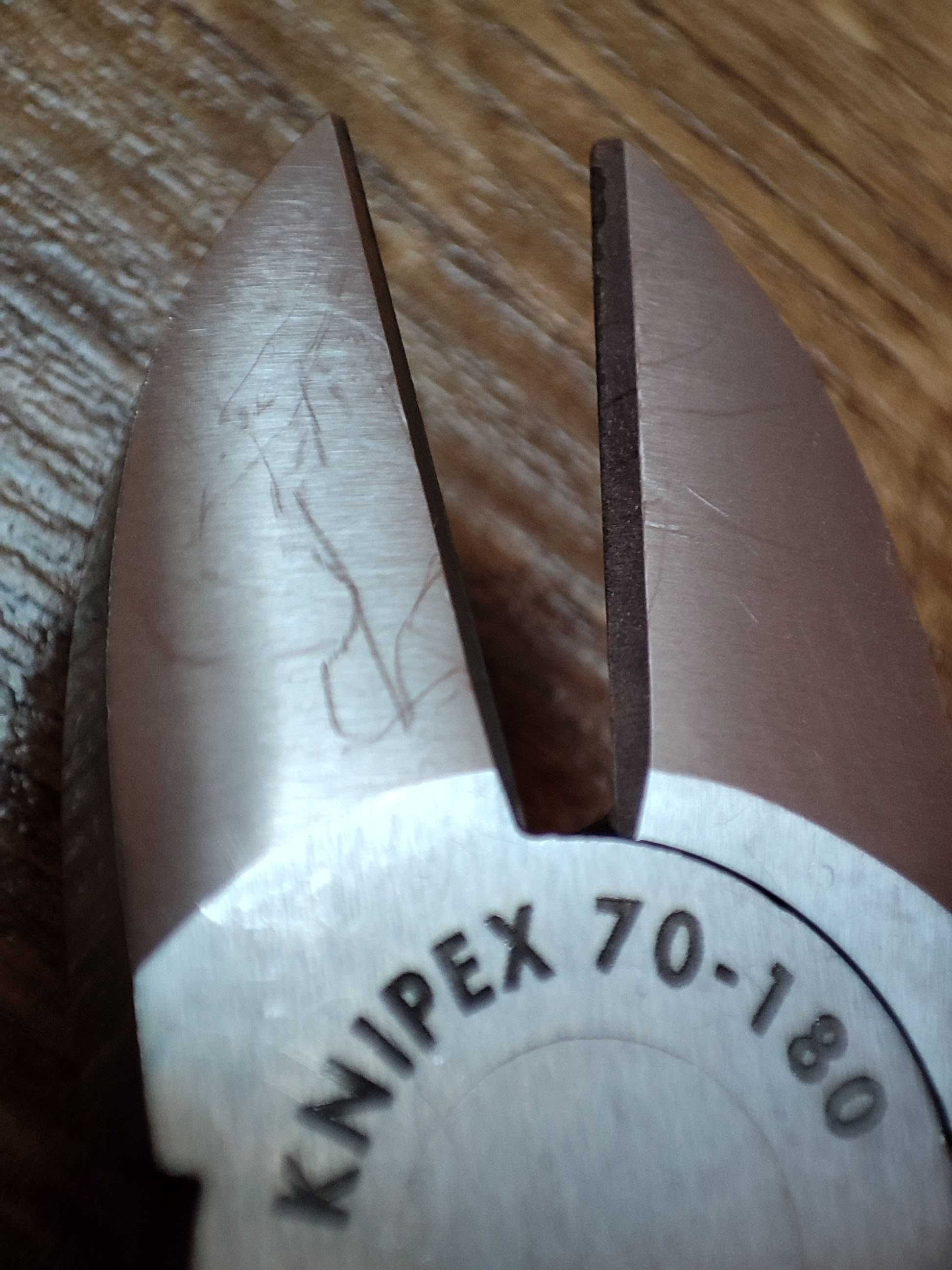 Knipex 70 06 dł. 180 szczypce tnące boczne izolowane, VDE