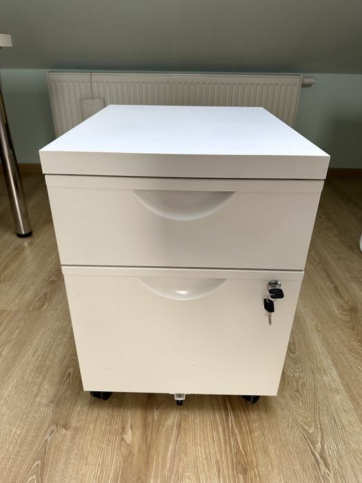 Ikea komoda metalowa, dwie szuflady