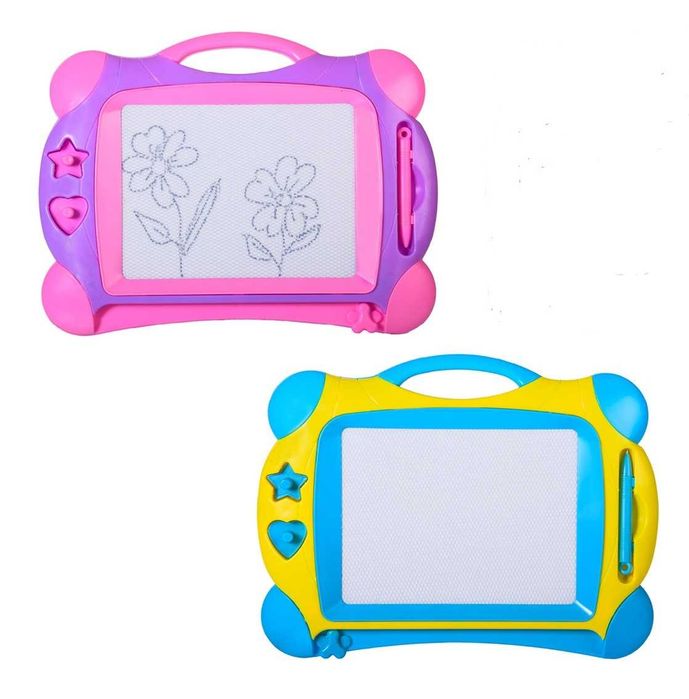 Дошка для малювання магнітна 32,5х24,5см рожева блакитна (С1406)