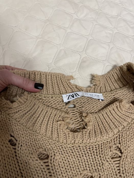 Свитер zara в лырку