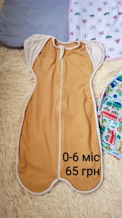Пелюшка муслінова європелюшка спальний мішок для новонароджених