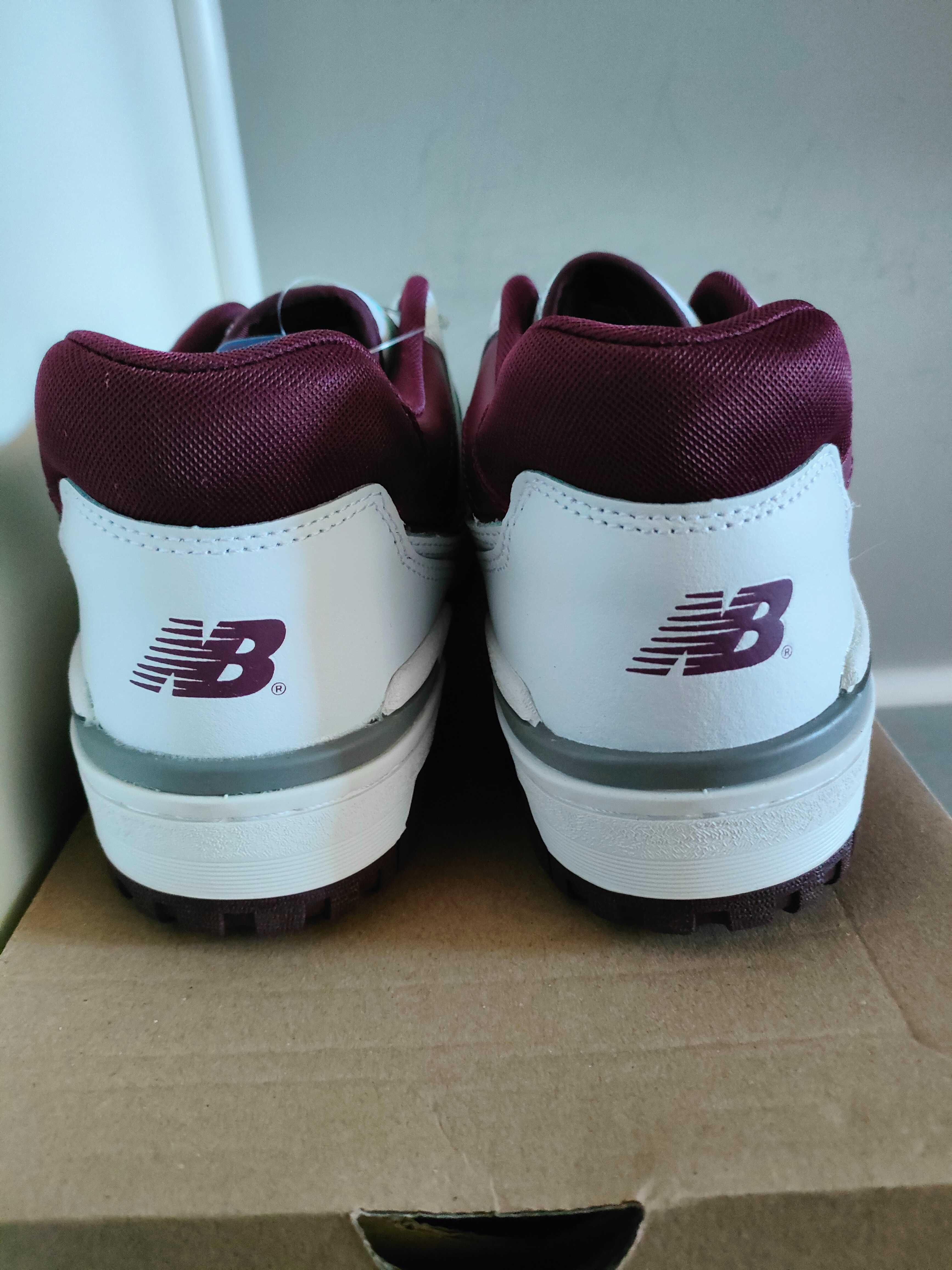 Buty new balance nb 550 burgundy cyan 42,5