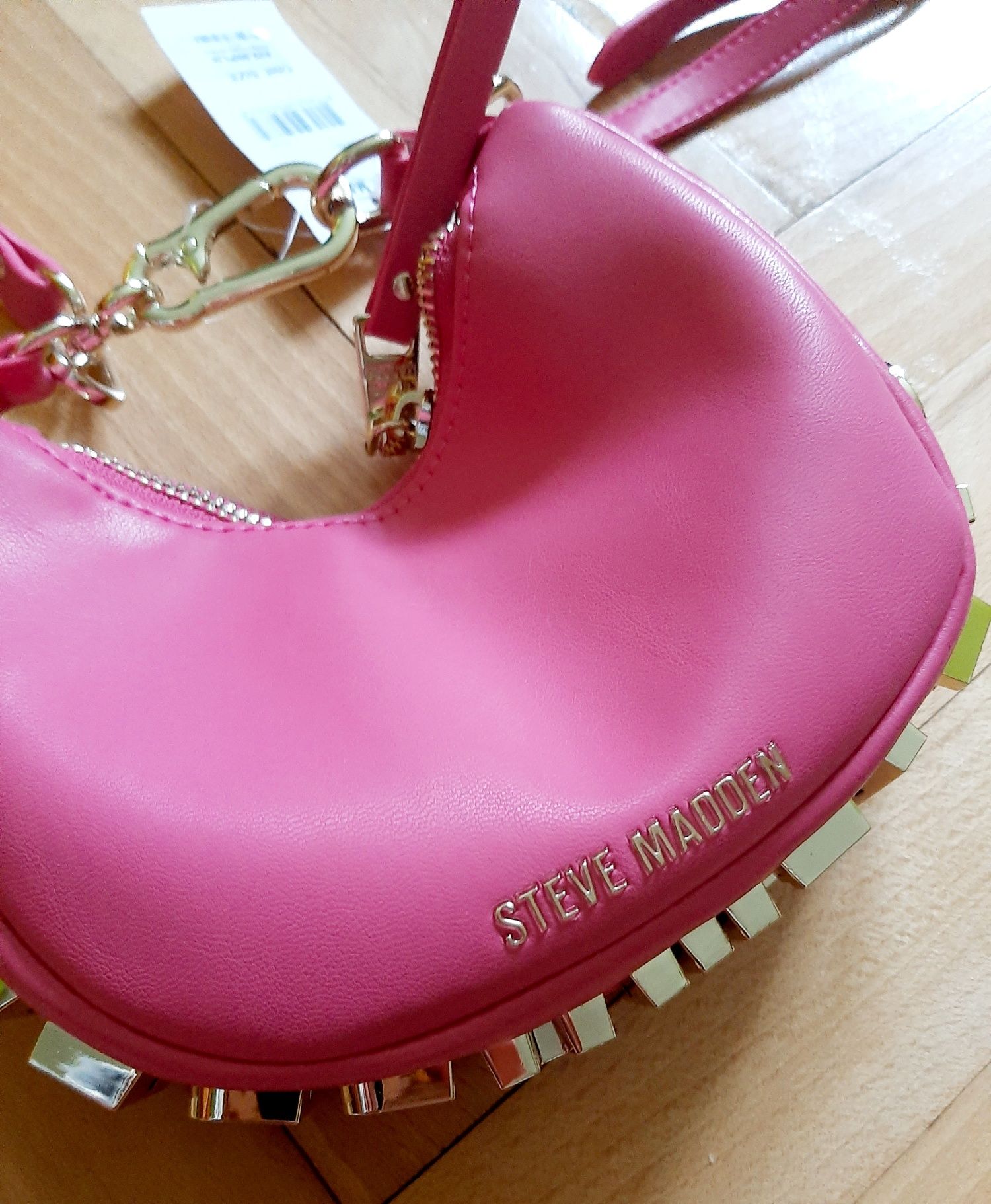 Torebka Steve Madden złote zdobienia