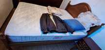 Cama de solteiro de madeira - 50€ (sem colchão)