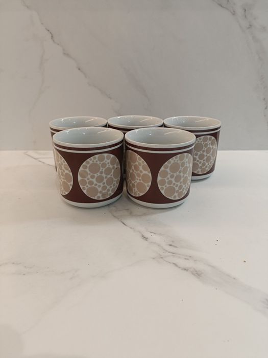 Kubki fajansowe/porcelanowe PRL