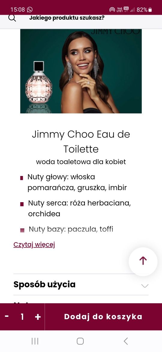 Jimmy choo 100ml okazja nowy