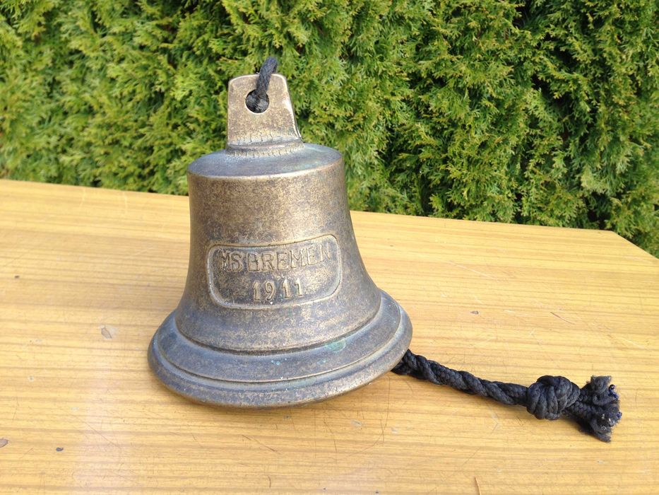 Dzwon mosiężny okrętowy MS Bremen 1911.
