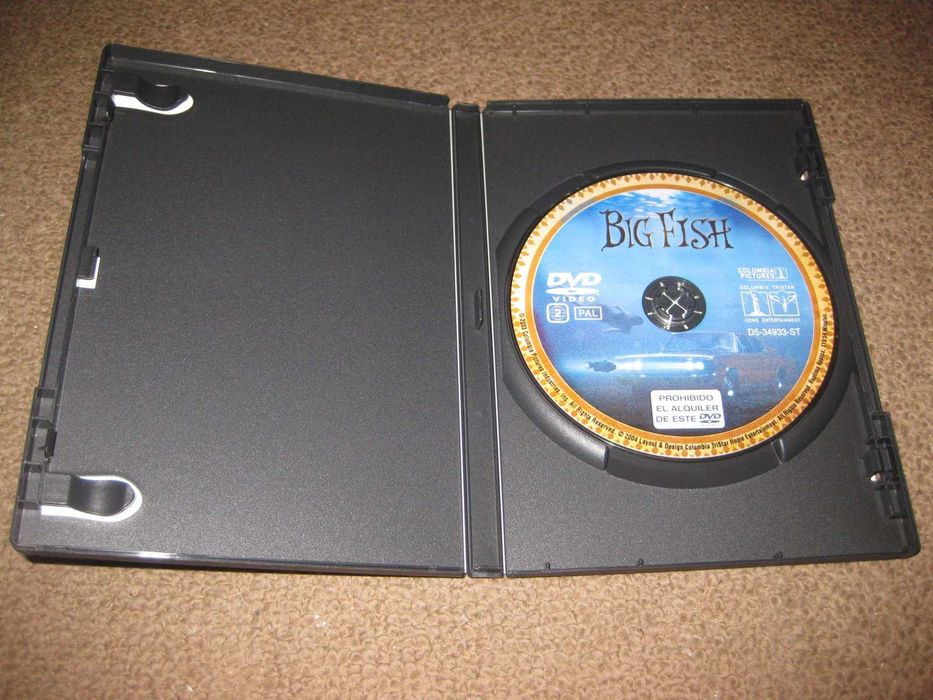DVD "O Grande Peixe" de Tim Burton