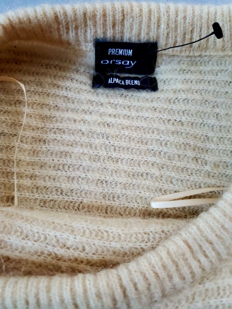 Orsay Premium Alpaca / Wełna sweter oversize.