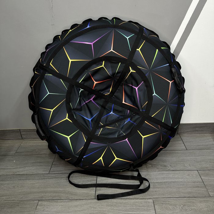 Тюбінг 100см для  гірки, ватрушка, плюшка, таблетка  сніг, тюбинг