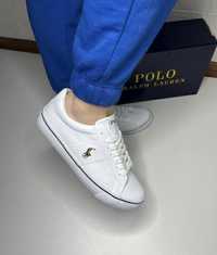 Polo Ralph Lauren biale buty