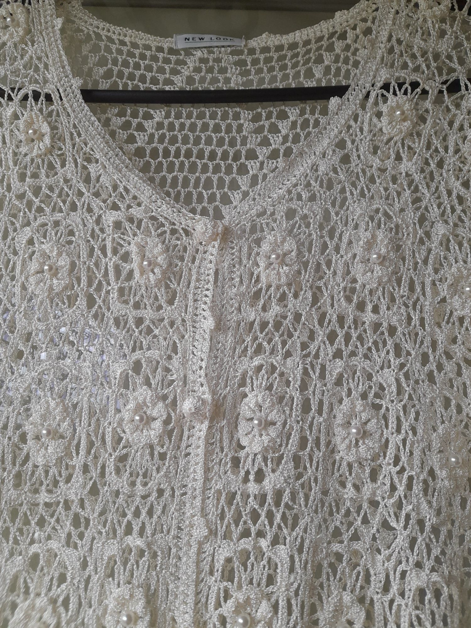 Ażurowa,koronkowa bluzka L/XL