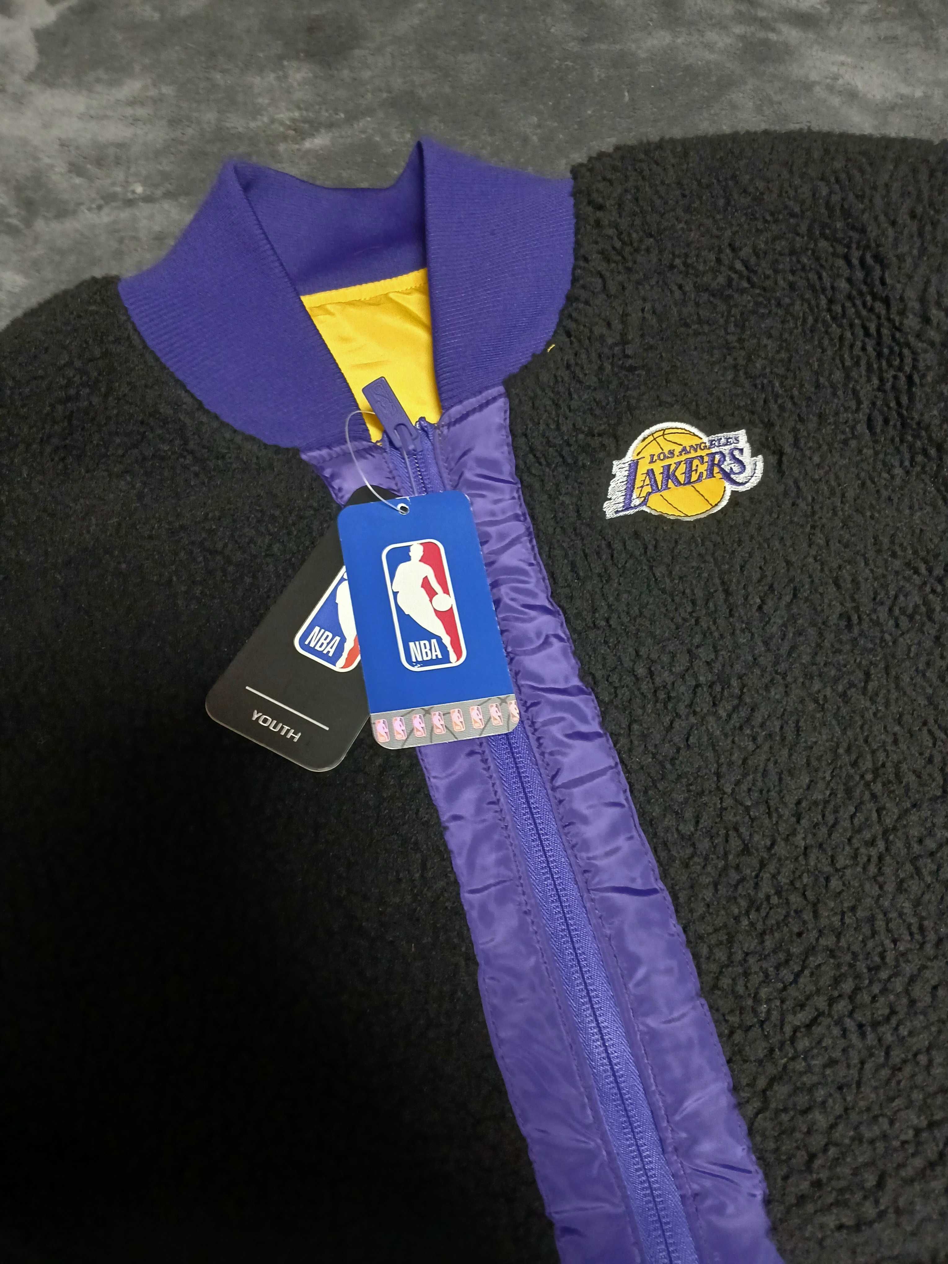 Куртка Lakers NBA двохстороння мегакрута оригінал з США