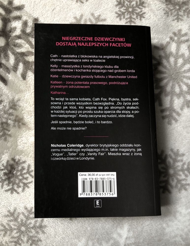 Książka „Uwodzicielka” Nicholas Coleridge