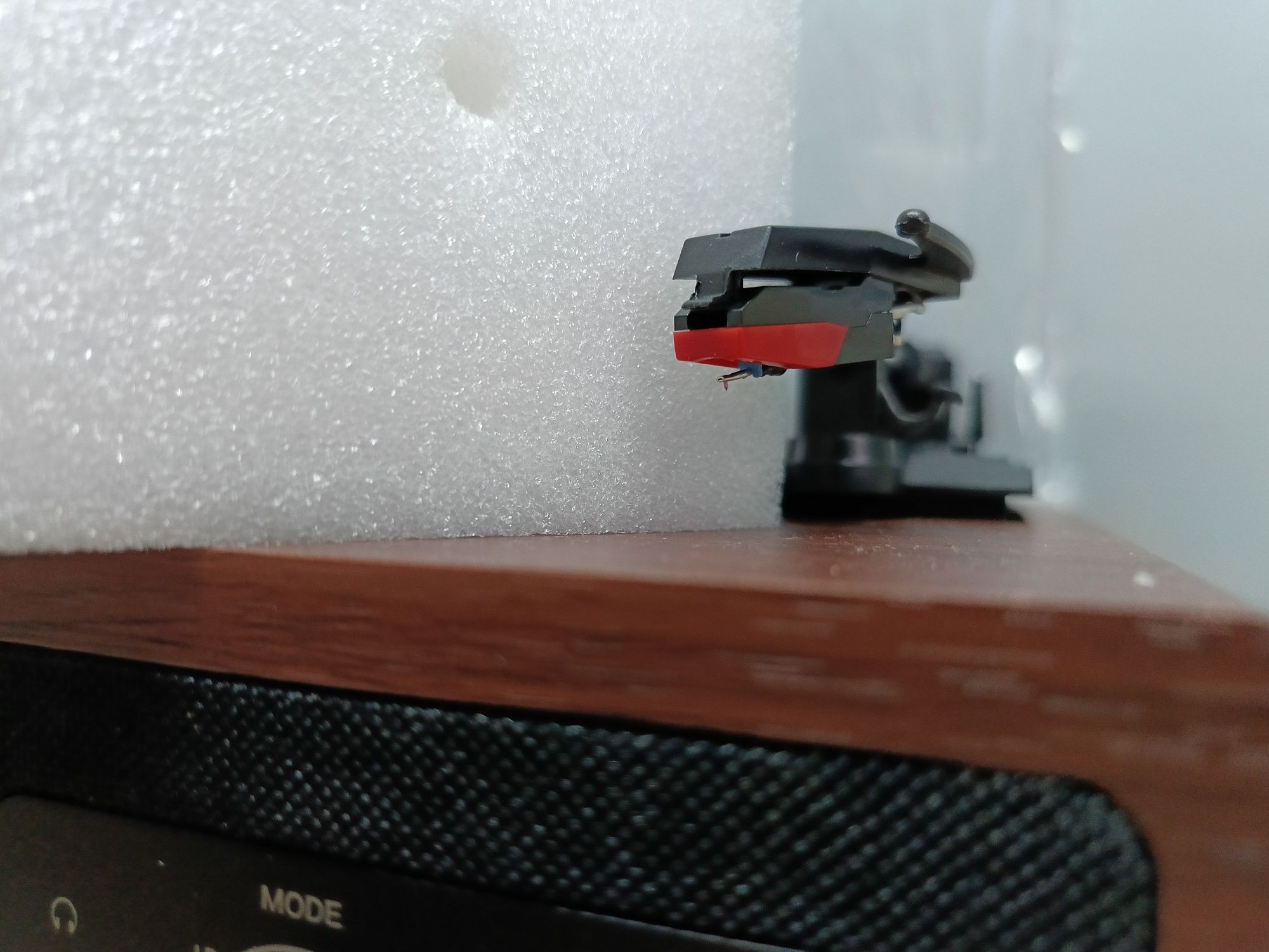 Gramofon bluetooth AUX głośniki wbudowane z pokrywą