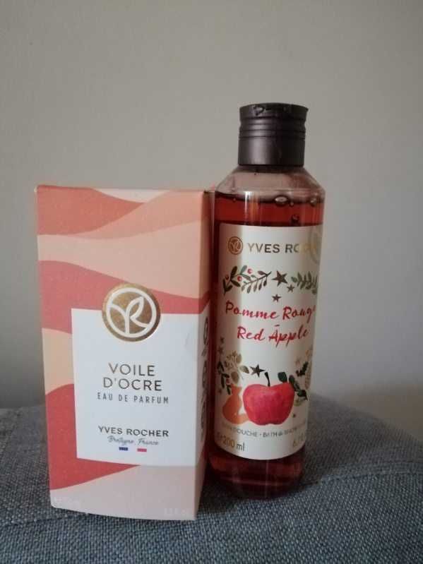 Zestaw Yves Rocher Voile D'ocre woda perfumowana 100ml.+żel 200ml.