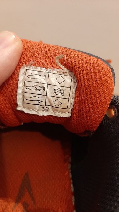 Półbuty wiązane rozmiar 32 wkładka 20 cm