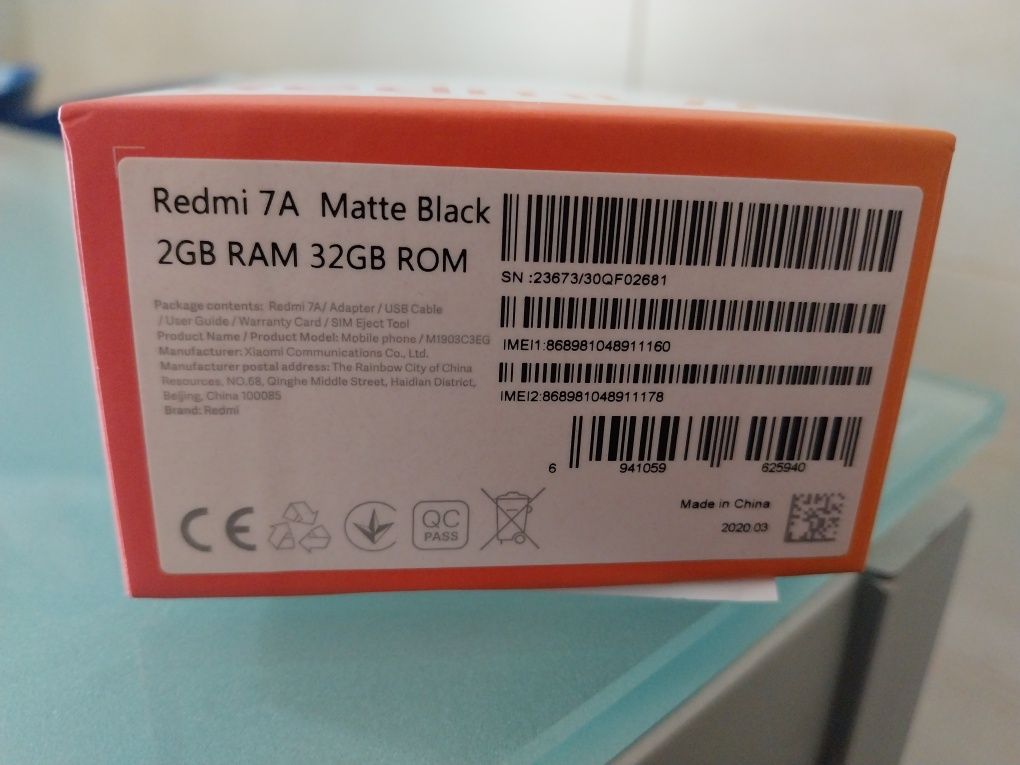 Xiaomi Redmi 7A 32gb