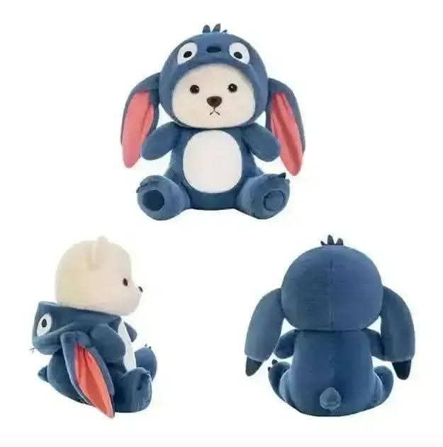 М'яка іграшка ведмедик у костюмі стіча