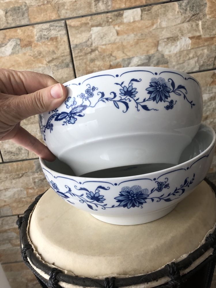 Porcelana 2 miski salaterki Porzellan wzór cebulowy