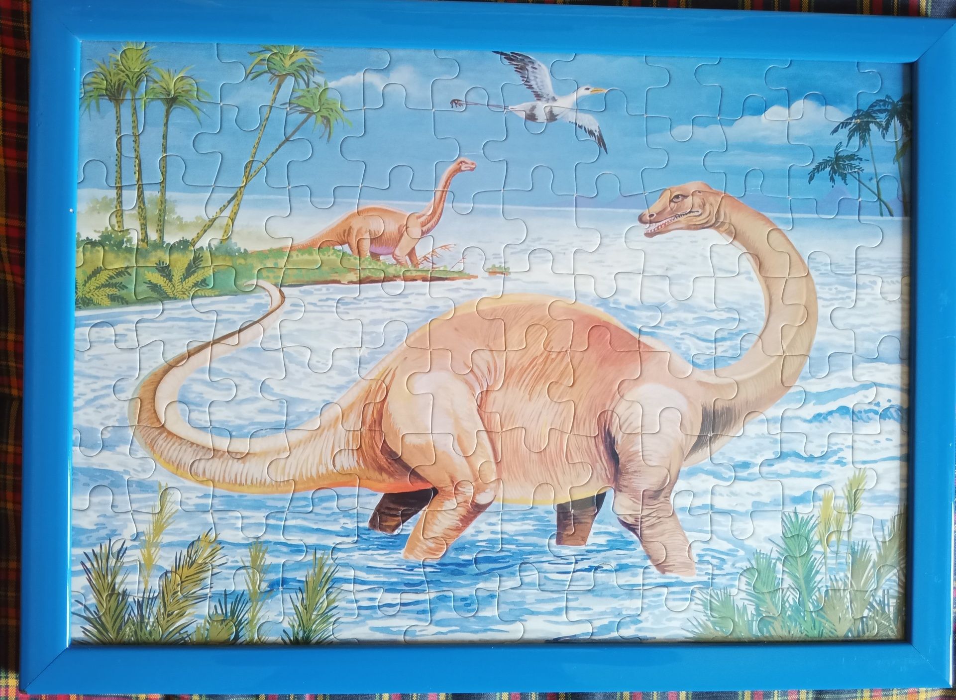 Quadros feitos de puzzles