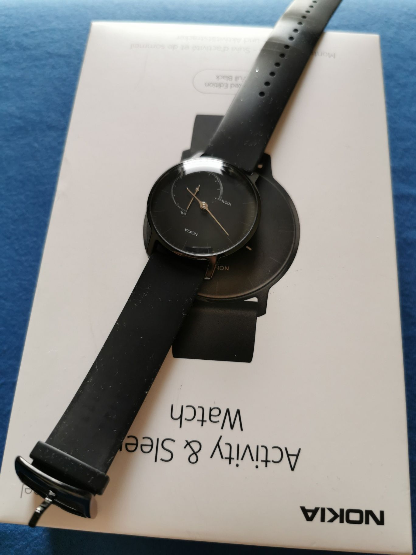 Zegarek Smartwatch Nokia ACTIVITE STEEL CZARNY 36m